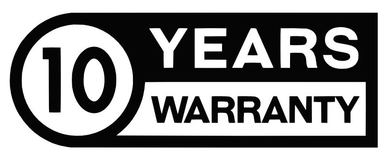 10 Years Warranty
